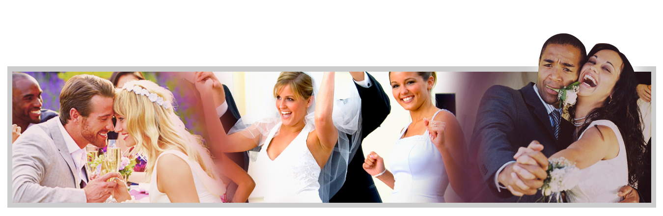DJ Entertainment Services from Weddings to Corporate Parties to Proms and School Events from Milwaukee to Madison and Everything inbetween Happy wedding couples dancing